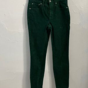 Green pant high rise tooth pick